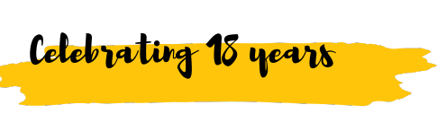 celebrating 18 years